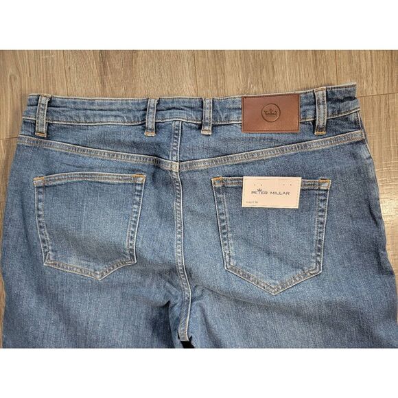 Peter Millar crown jeans 36x33 stretch MS21B96 LIND NWT - Picture 8 of 8